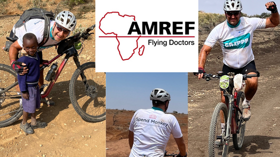 AMREF flying doctors Grippr sponsor